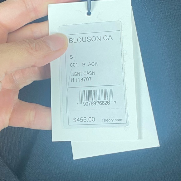 Theory Blouson Sleeve Button Front Cardig… - Picture 6 of 6